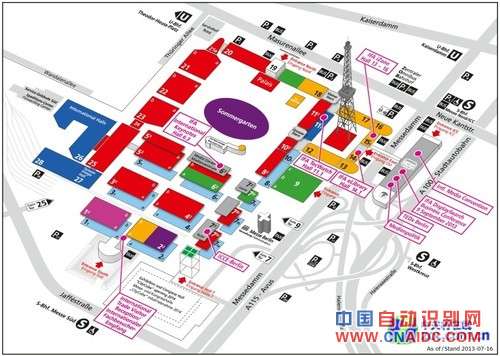 IFA2013大展展位图示