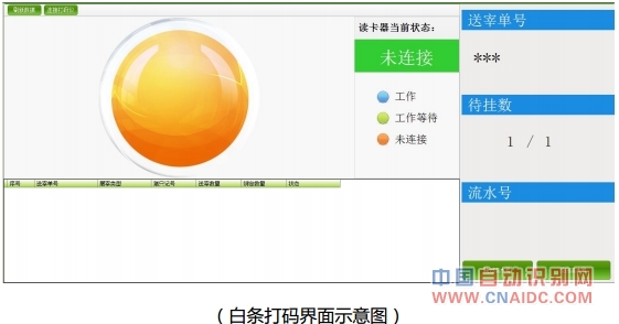 白条打码界面示意图