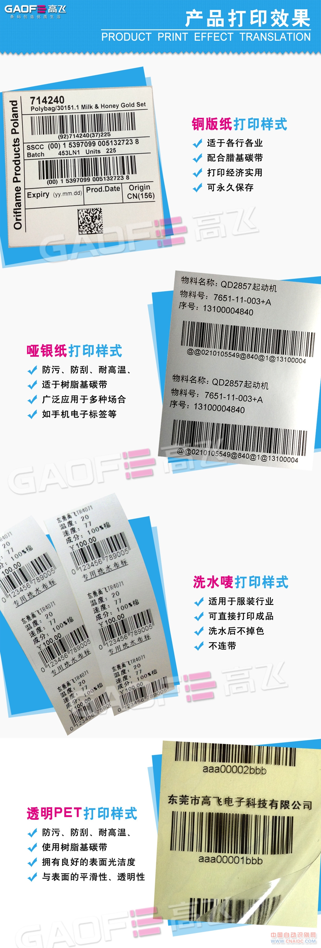 打印效果